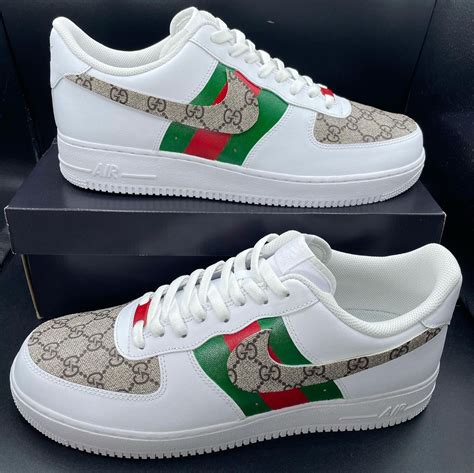 gucci air force 1s.